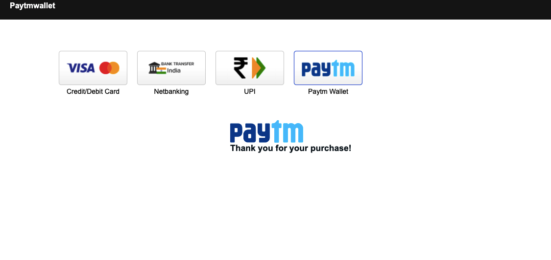 Paytmwallet successful